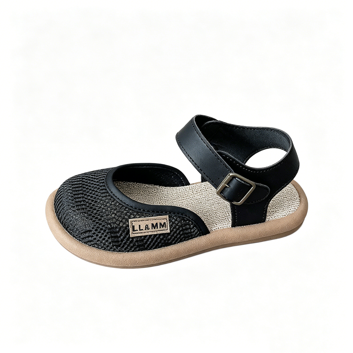 Casual Linen Insole Non Slip Flat Sandals 3 Colors Daily Walking Footwear